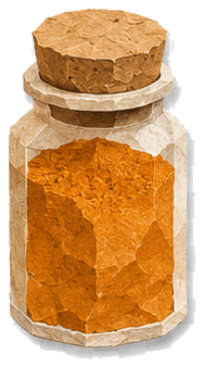 Turmeric jar